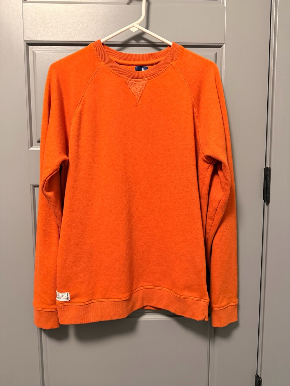 johnnie-O Men’s Pamlico Burnt Orange Crewneck Sweatshirt MEDIUM